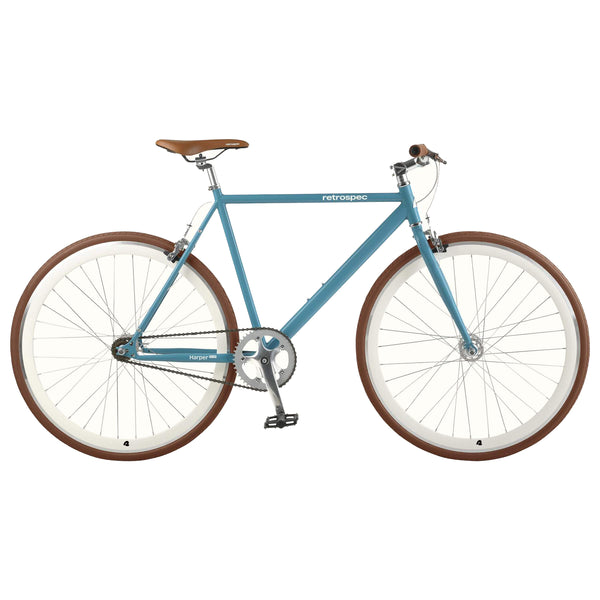 Retrospec Harper Plus Coastal Blue White Pine Bicycle Co
