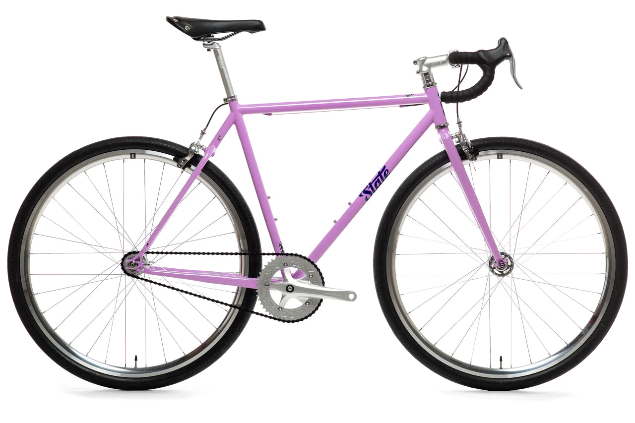 State Bicycle 4130 Lavender Re design White Pine Bicycle Co