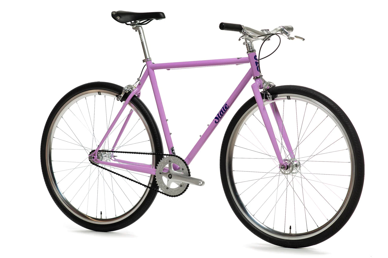 State Bicycle 4130 Lavender Re design White Pine Bicycle Co