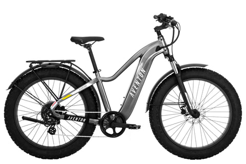 2023 Aventon Aventure 2 Fat Bike Step-Over Ebike Slate Grey