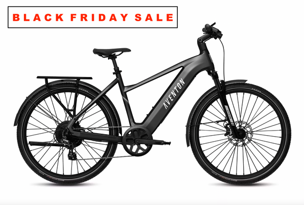 Aventon Level 3 Commuter Ebike - Matte Black