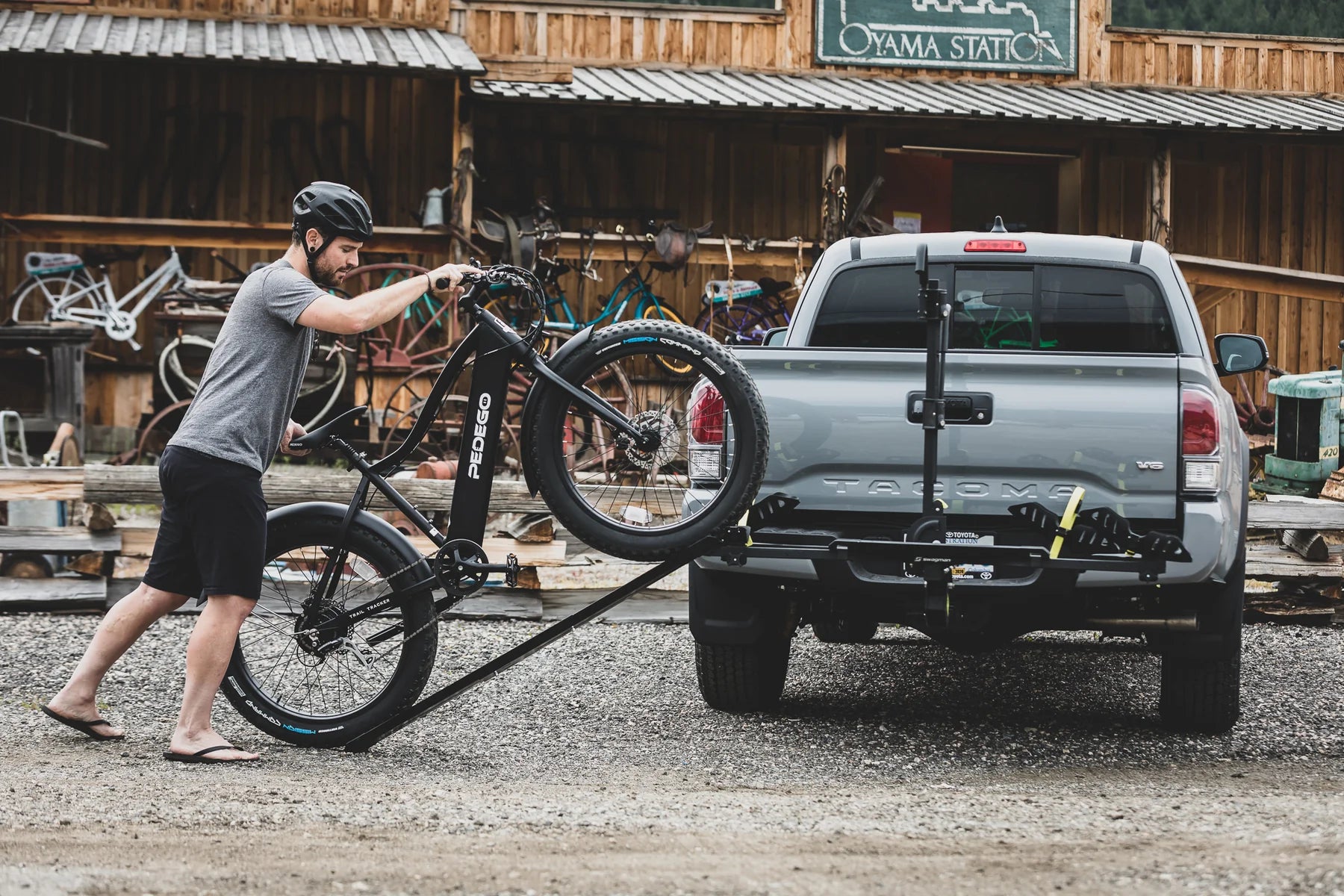 Swagman Current E Bike Hitch Rack 120lb Capacity White Pine Bicycle Co