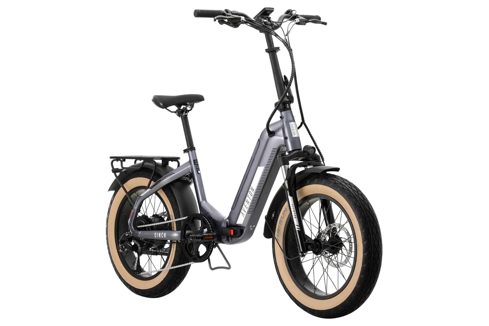 Aventon Sinch Step-through Foldable Ebike Quick Silver