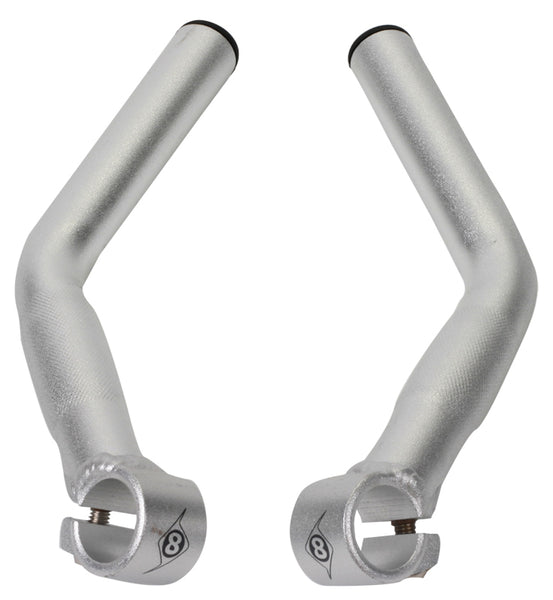 OR8 Comp Lite Bar Ends Silver