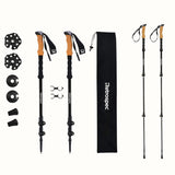 Retrospec Carbon Fiber Trekking Poles Black