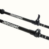 Retrospec Carbon Fiber Trekking Poles Black