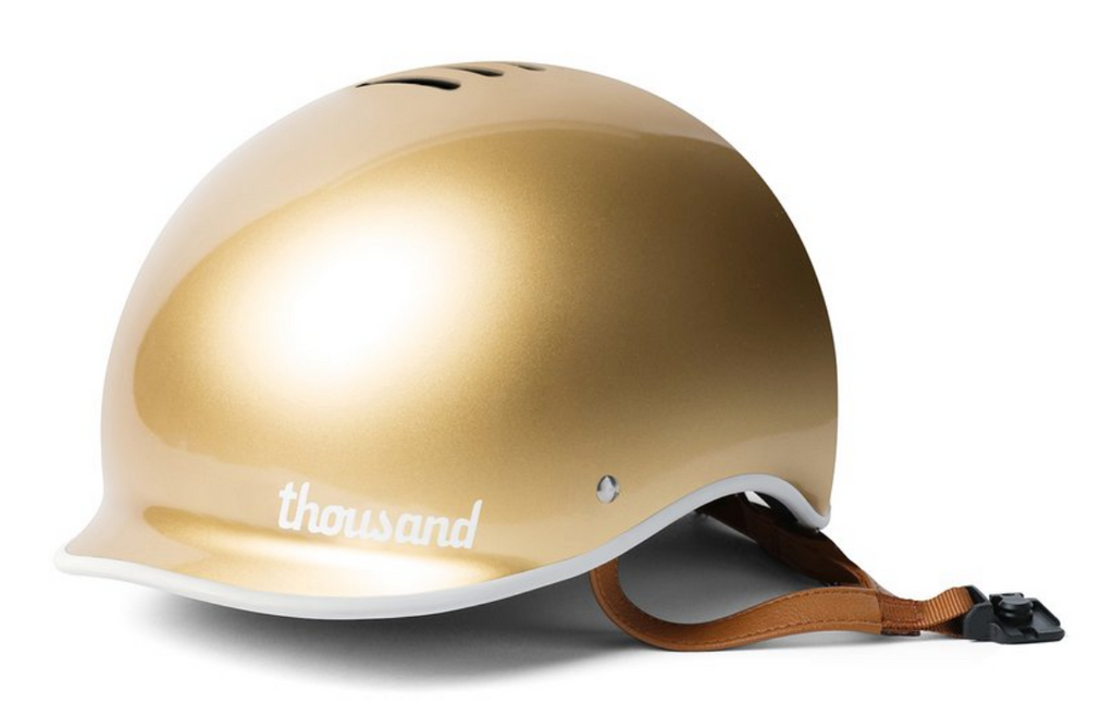 Gold online scooter helmet